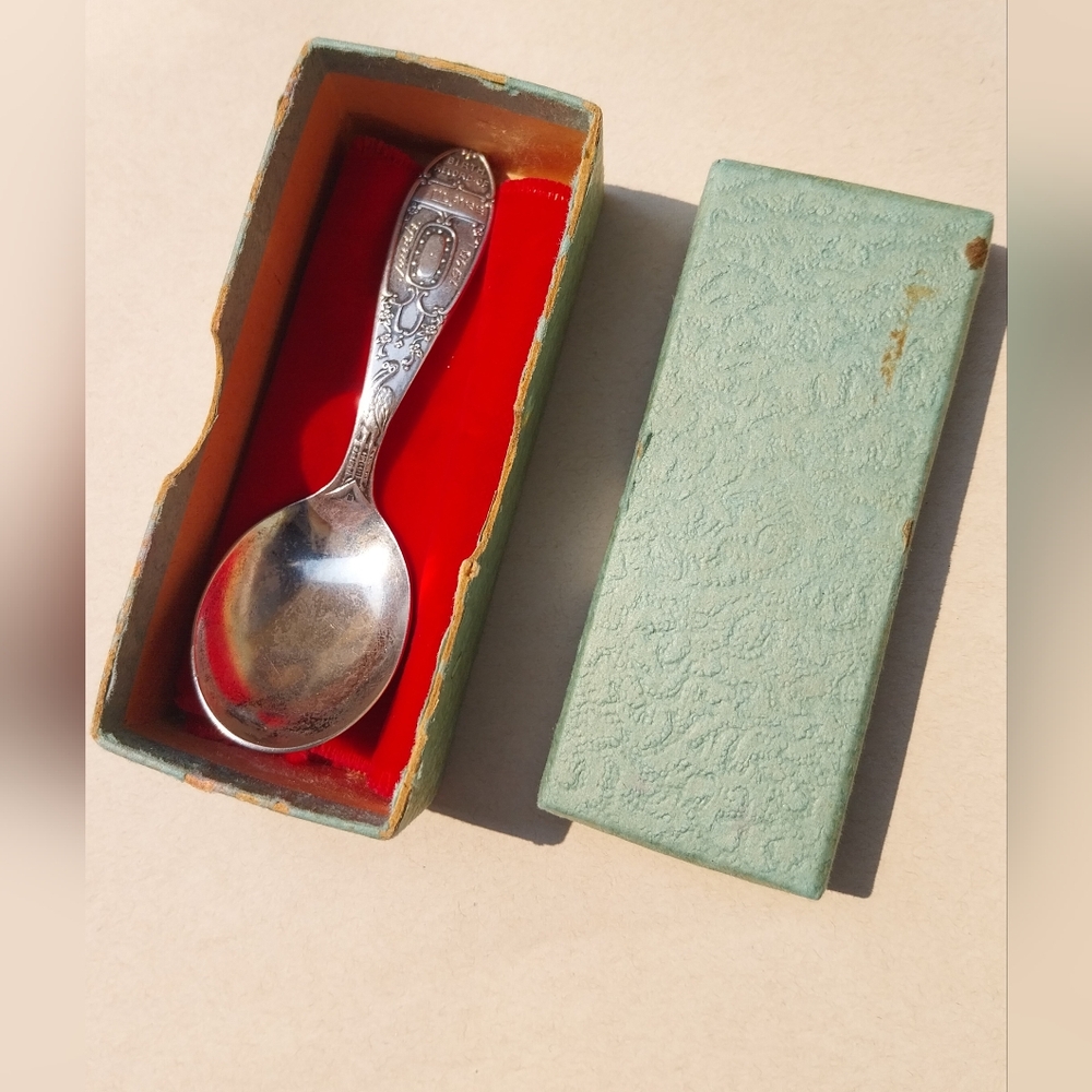 Silver Sterling Baby Spoon - Picture 4 of 15